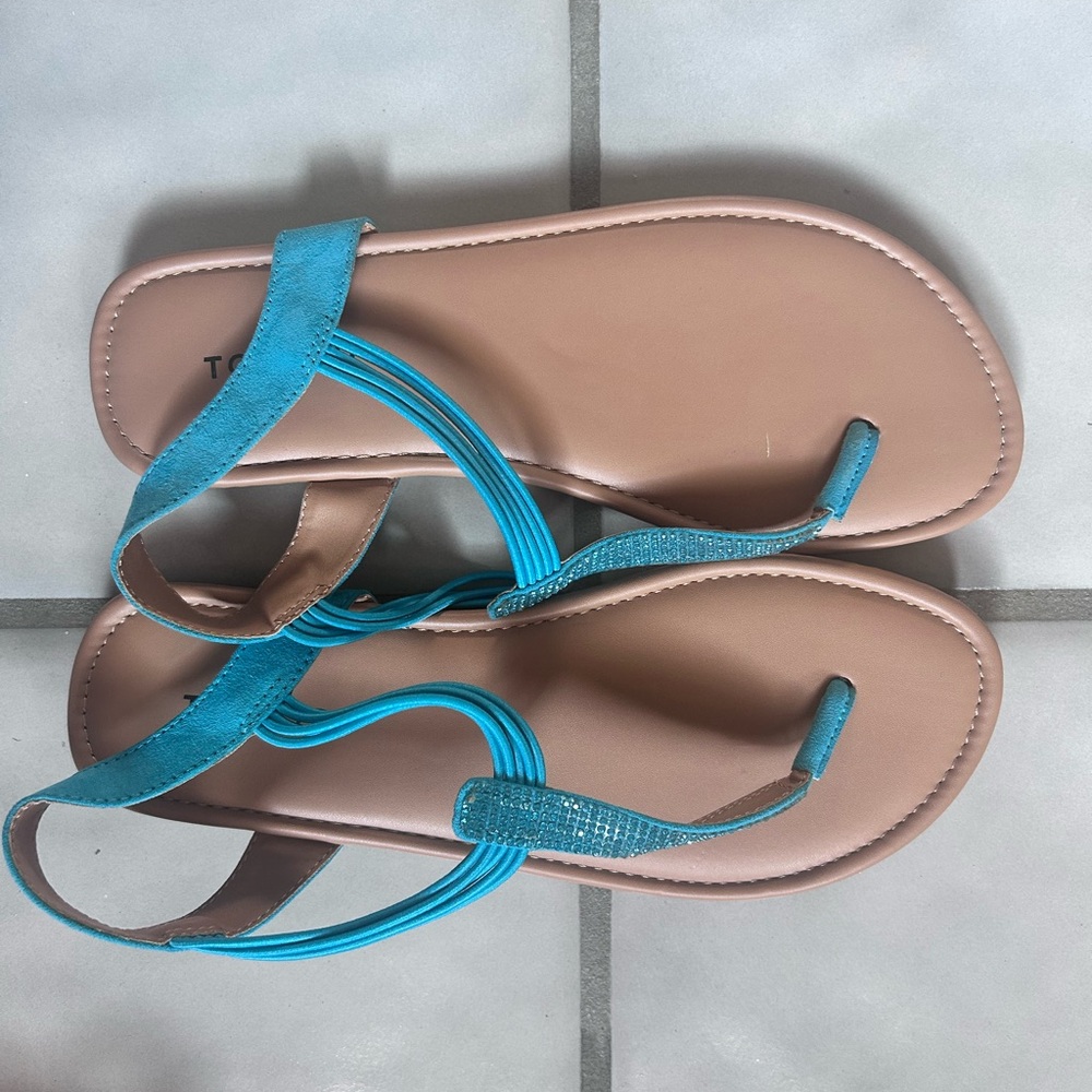 Torrid Teal Sandals